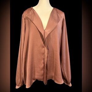 Forever 21 Elegant Women's Blouse in Rose/Mauve hue